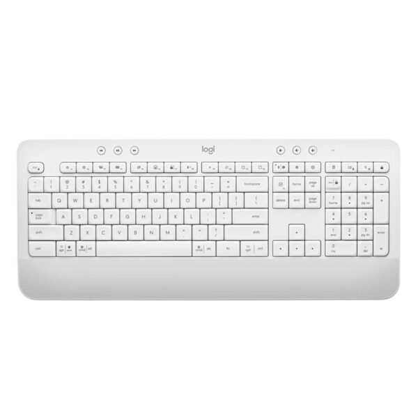 Teclado Logitech Signature K650 Branco Padrão US - 920-010965