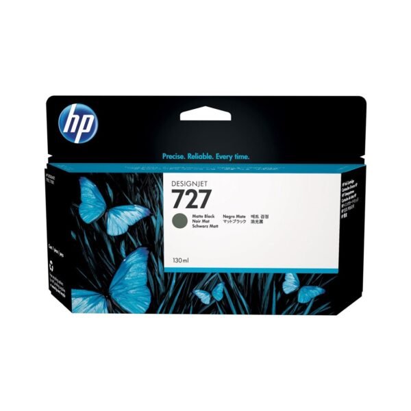 Cartucho de Tinta HP 727 Preto Mate PLUK 130ml B3P22A