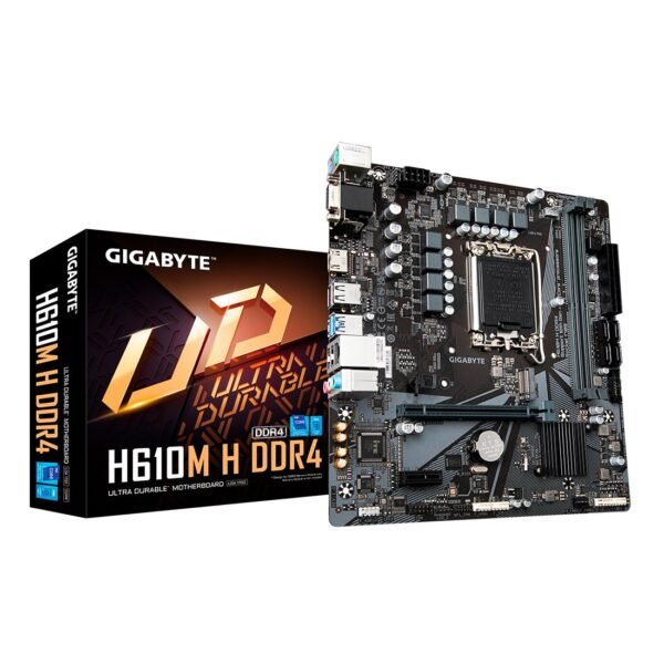 Placa Mãe Gigabyte H610m H DDR4 Geração 12 H610M H DDR4