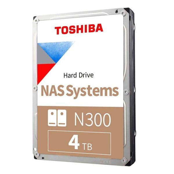 HD Interno Toshiba 4TB 3,5' N300 NAS HDWG440XZSTAI