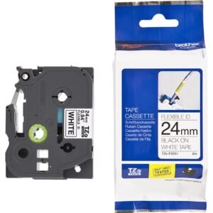 Fita Brother Preto/Branco para Rotuladores TZEFX251