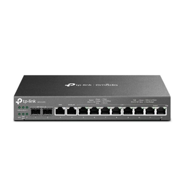Roteador TP-LINK Gigabit VPN Omada 3 em 1 - ER7212PC