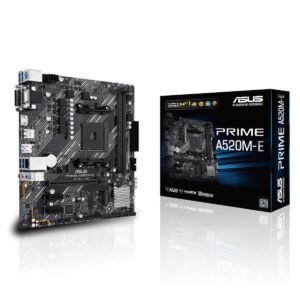 Placa Mãe Asus DDR4 AMD AM4 mATX PRIME A520-E