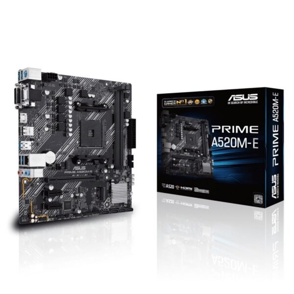 Placa Mãe Asus DDR4 AMD AM4 mATX PRIME A520-E