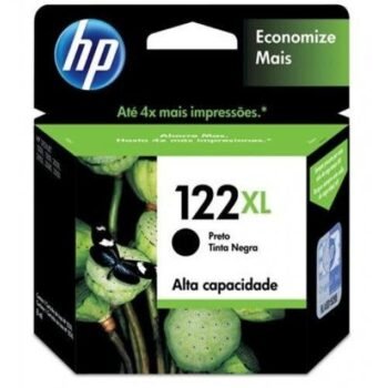 Cartucho de Tinta HP 122XL Preto CH563HB